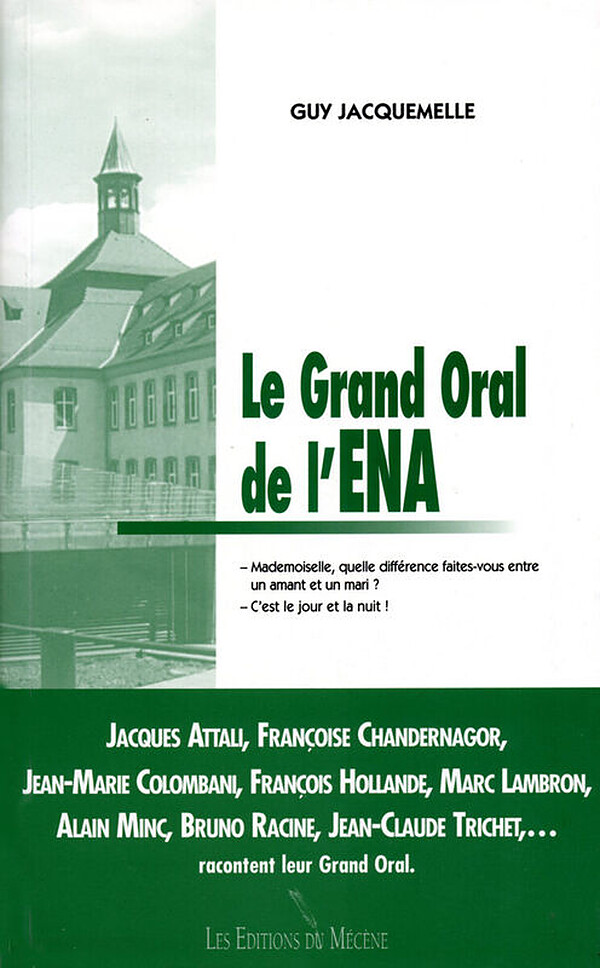 Le Grand Oral de l’ENA